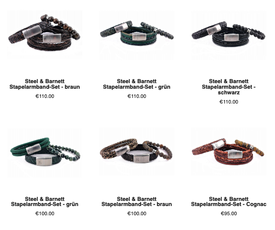 Steel_Barnett_Bracelet_Sets