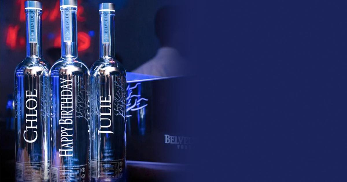 Exclusivité 2.0: Une Bouteille Magnum Belvedere Personnalisée Et Lumineuse! 
