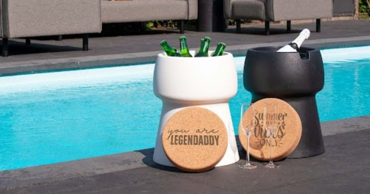 Free Personalisation Of Your Bubalou Champ Ice Bucket & Stool!