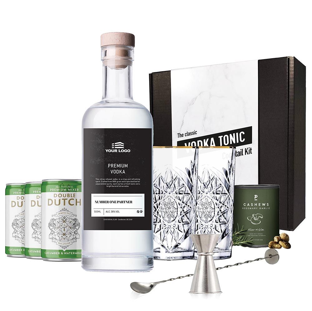 The Personalised Vodka Tonic Cocktail Set