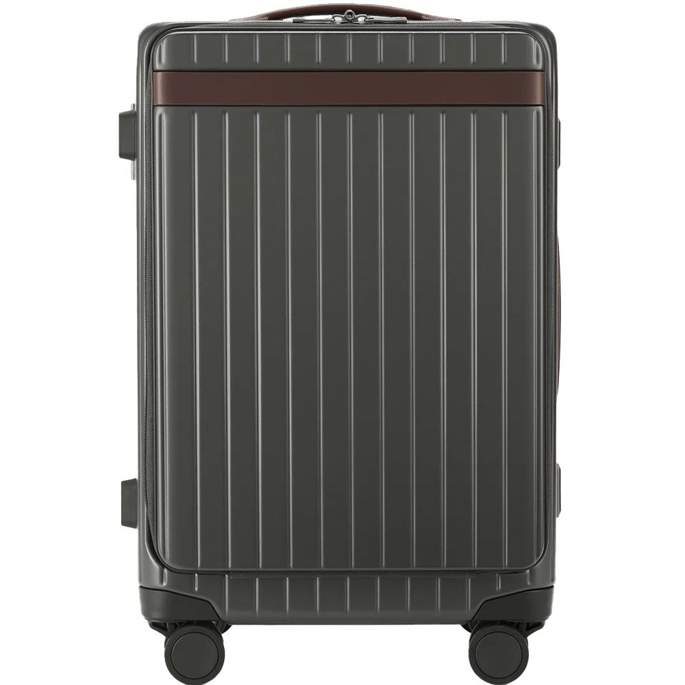 The carry on luggage Grey/Chocolate Carl Friederik