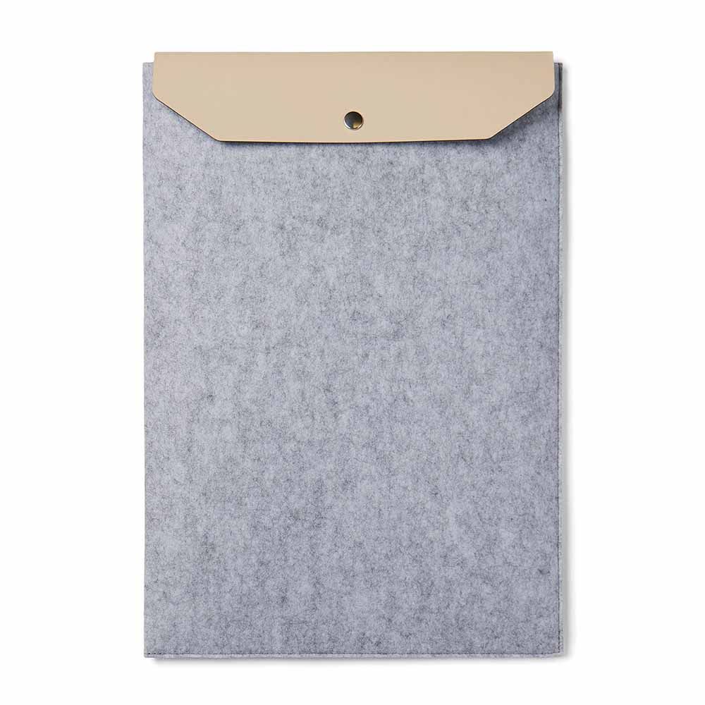 Albon GRS Recycled Felt 15'' Laptop Case - Grey