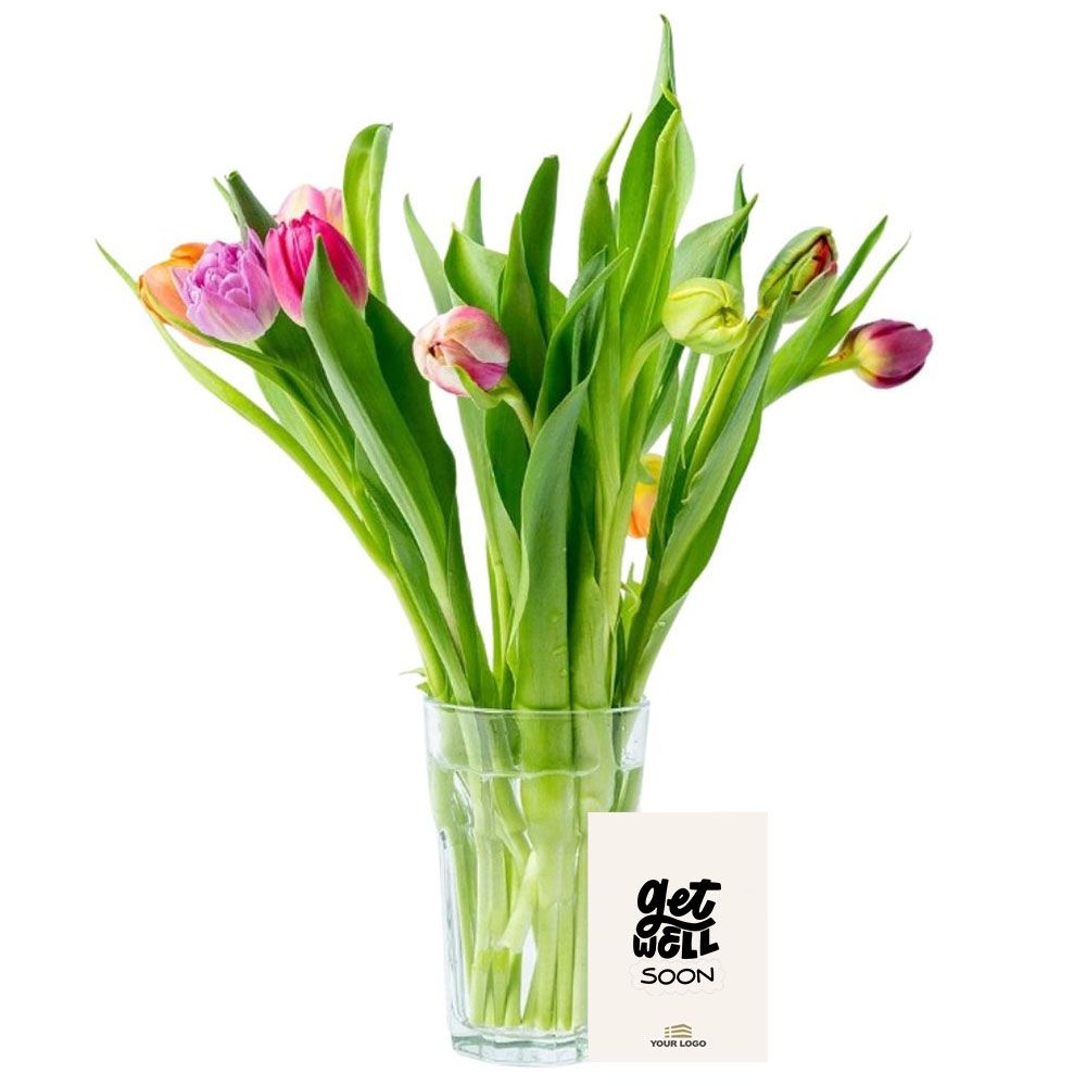 Bloomin' Tulips Flowers Letterbox Gift