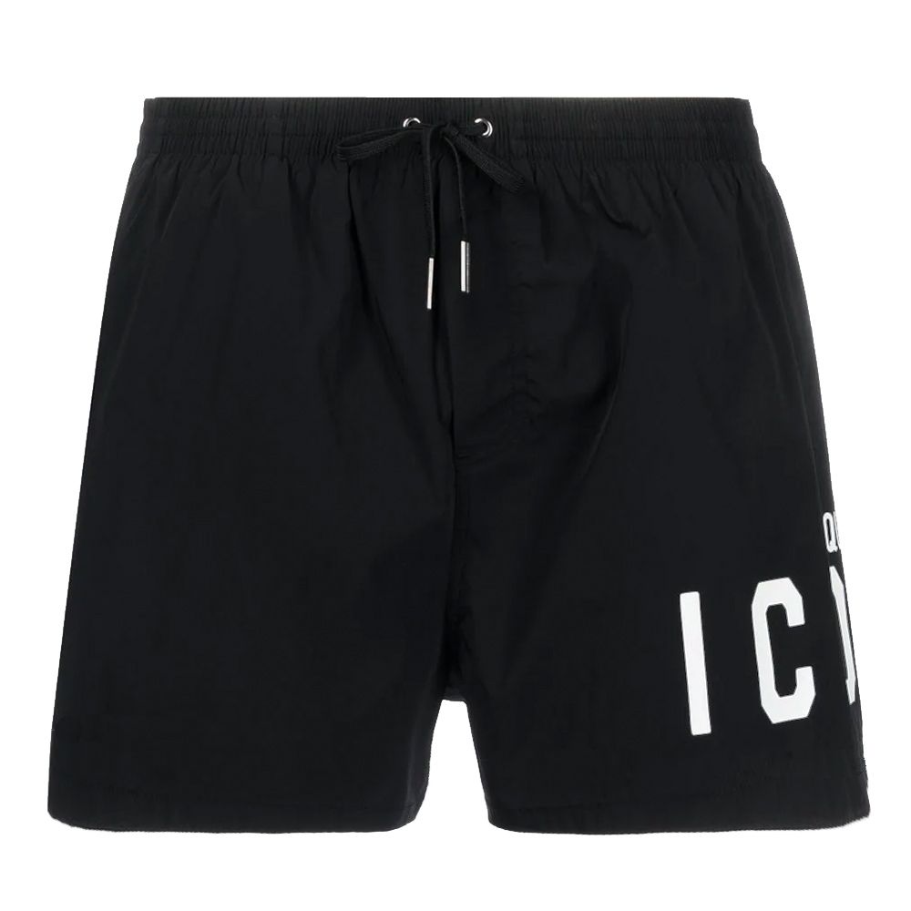 Dsquared2 Icon Swim Shorts - Black & White