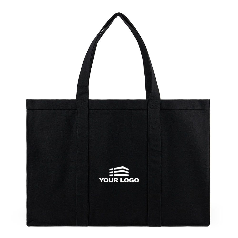 Personalised Maxi Recycled Tote Bag - Black