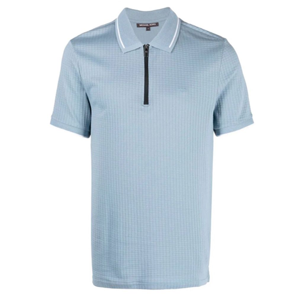 Michael Kors Half-Zip Polo - Blue