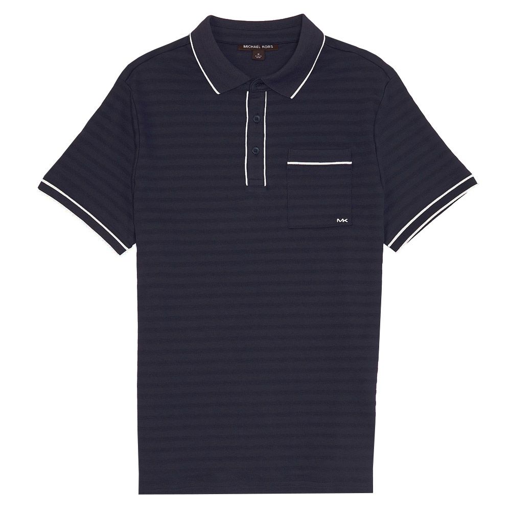 Michael Kors Gestreiftes Polo - Marine