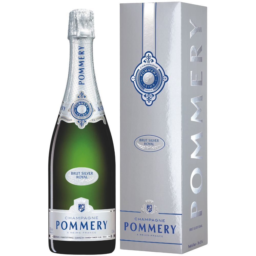 Pommery Brut Royal Silver Champagne Gift Box