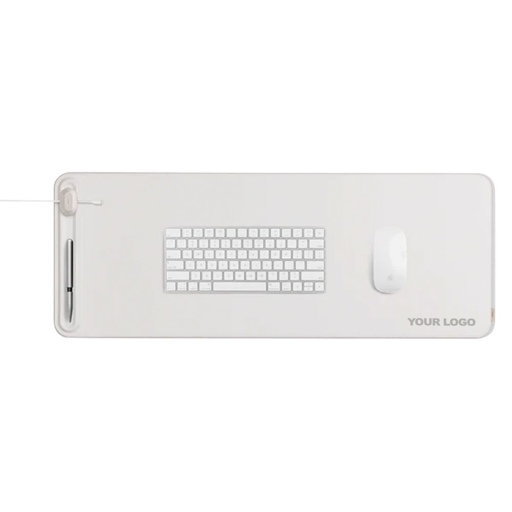 Gepersonaliseerde Orbitkey Bureau Onderlegger Slim - Grijs