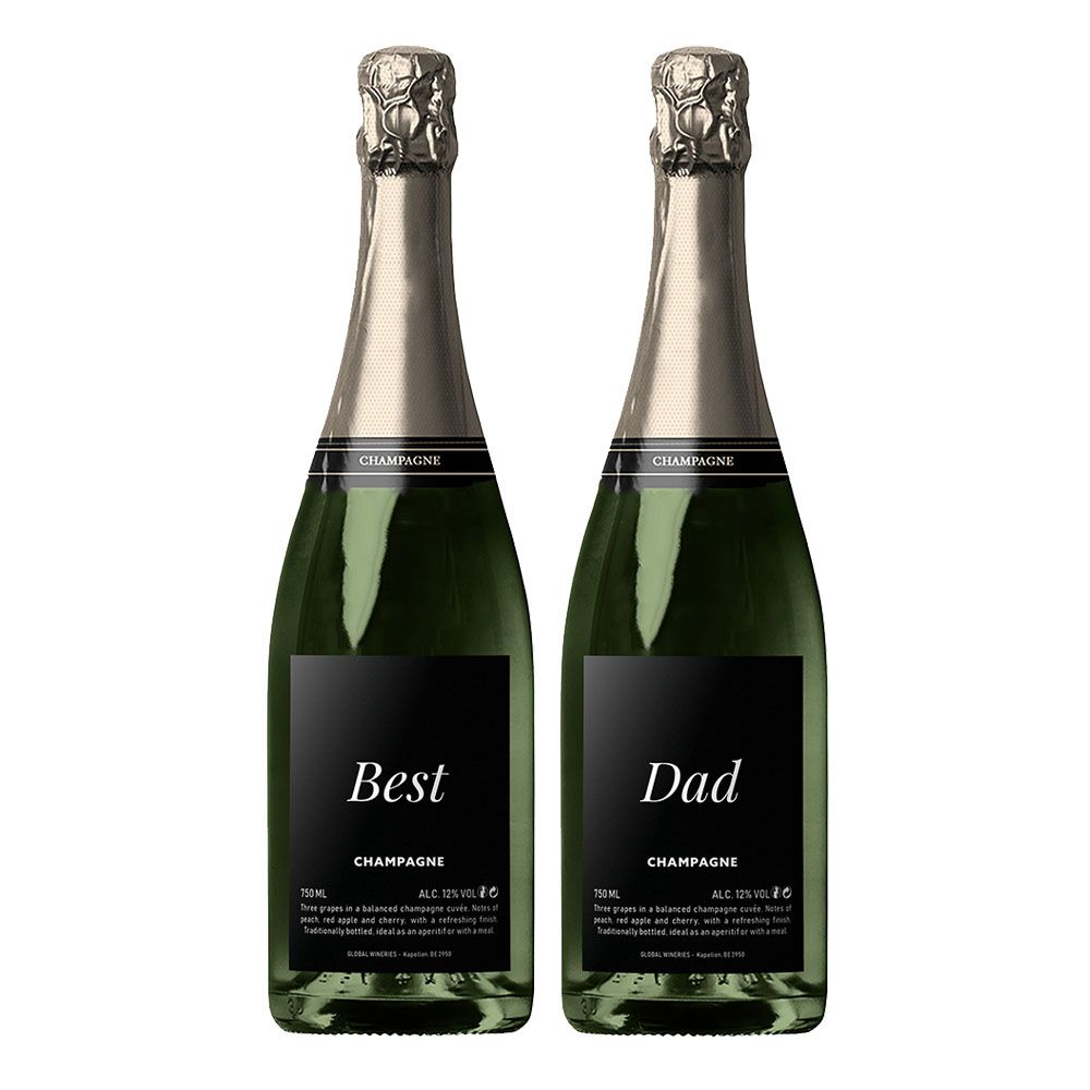 Personlig champagne-duo
