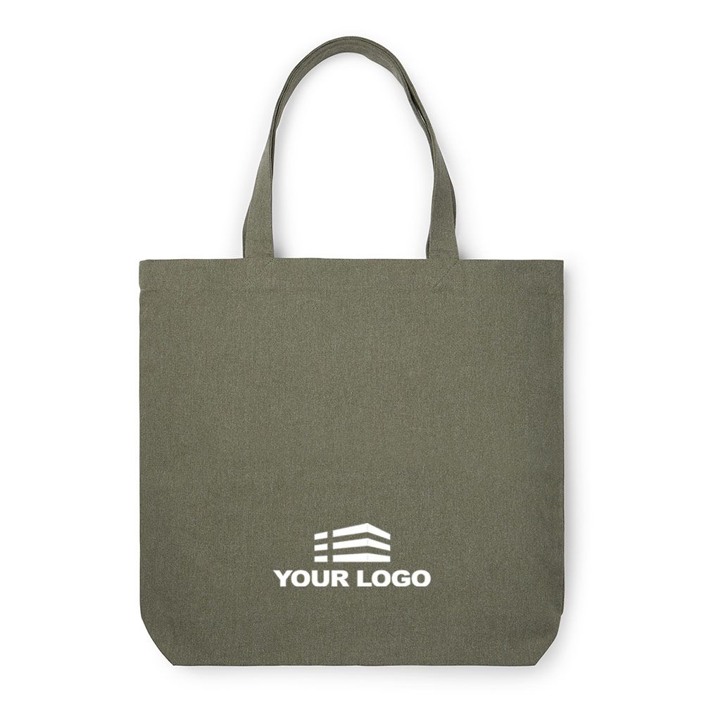 Personalised Recycled Tote Bag - Olive