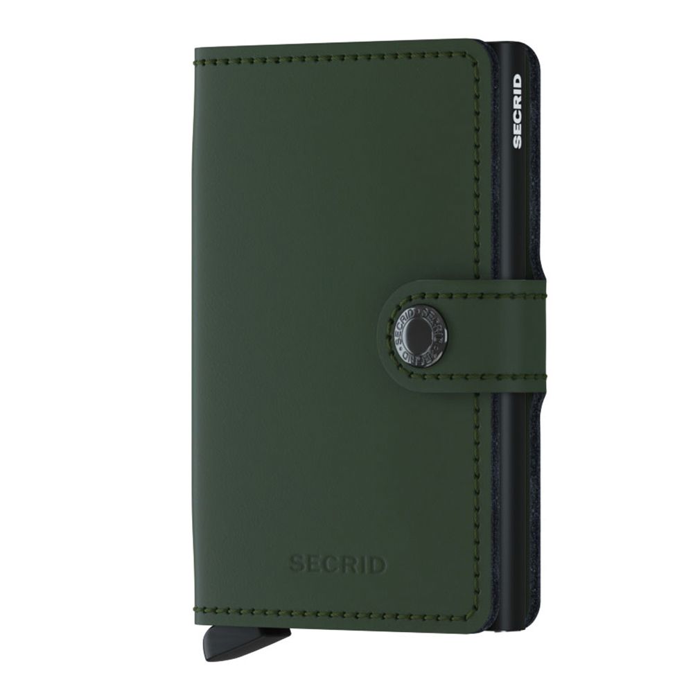 Secrid Miniwallet Matte - Green & Black
