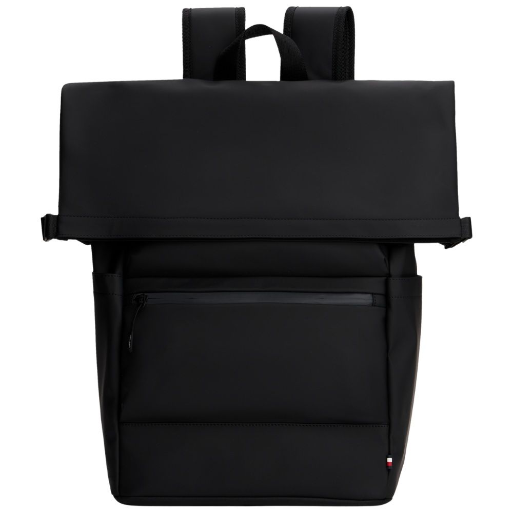 Tommy Hilfiger Rolltop Backpack - Black