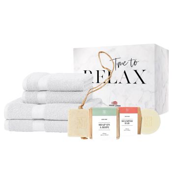 The Bathroom Essentials Box - White