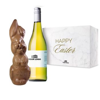 Easter Bunny & White Wine Gift Box