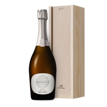 French Bloom Extra Brut Blanc de Blancs Non-Alcoholic Wooden Gift Box