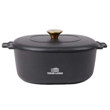 Gepersonaliseerde Monte Heritage Cocotte 4 Liter - Zwart
