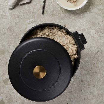 Gepersonaliseerde Monte Heritage Cocotte 5.5 Liter - Zwart