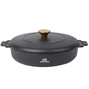 Gepersonaliseerde Monte Heritage Braiser 2,5 Liter - Zwart