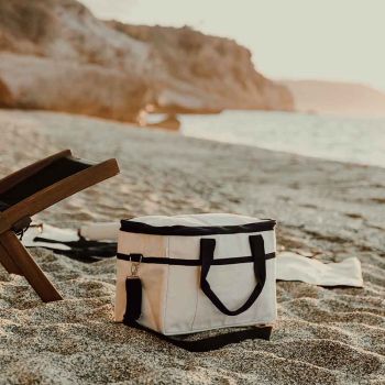Volonne Aware™ Recycled Canvas Cooler Basket  - Off White