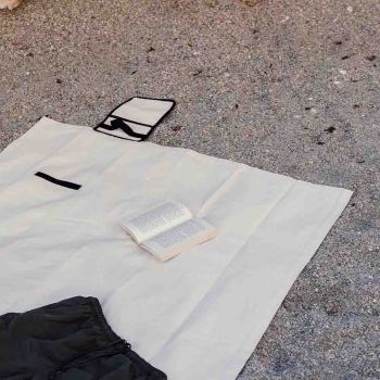 Gepersonaliseerd Volonne Gerecycled Picknickkleed - Off White