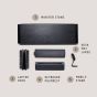 The NOOE Complete Desk Setup Set - Black Oak