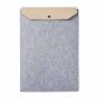 Albon GRS Recycled Felt 15'' Laptop Case - Grey