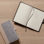Personalised Recycled Felt Notebook - Black