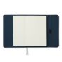 Personalised Recycled Leather Notebook - Navy