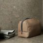 Personalised Bermond RCS Recycled PU Toiletry Bag - Brown