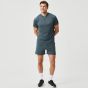 Björn Borg Ace Performance Zip Polo - Coral Blue