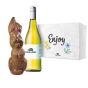 Easter Bunny & White Wine Gift Box