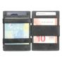 Garzini Cavare Brushed Black Magic Wallet
