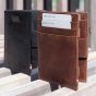 Garzini Cavare Brushed Black Magic Wallet