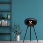 Le Feu Bio Fireplace Black Ground High Black Legs