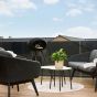 Le Feu Bio Fireplace Black Ground High Black Legs