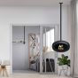 Le Feu Bio Fireplace Black Sky Black Pole