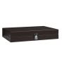 Leather Backgammon in Buffalo chocolate brown 