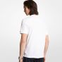 Michael Kors Newsprint Logo Aviator T-Shirt - White