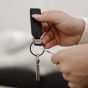 Personalised Orbitkey Loop Keychain - Black