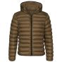 Profuomo wendbare Bomberjacke aus Ecodown - Taupe
