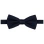 Profuomo Silk Woven Bowtie - Navy