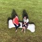 Qeeboo Bonos Bench Outdoor White