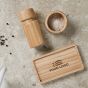 Set Sel & Poivre Rétro Personnalisé En Bois De Frêne