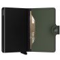Secrid Miniwallet Matte - Groen & Zwart