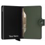 Secrid Miniwallet Matte - Groen & Zwart