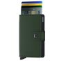 Secrid Miniwallet Matte - Green & Black