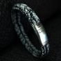 Steel & Barnett The lake bracelet - black denim