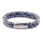 Steel & Barnett The lake bracelet - black denim