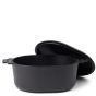 Personalisierte Monte Heritage Cocotte 4 Liter - Schwarz